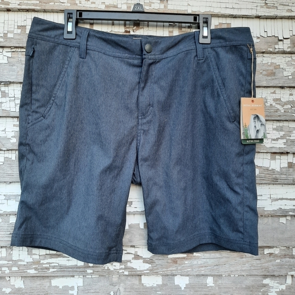 Royal Robbins alpine trim fit road shorts size 14 NWT